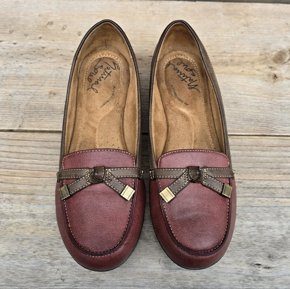 Natural Soul Gracee Classic Minimalist Vegan Leather Comfort Loafers 9M